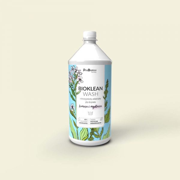 BioKlean Wash –  Mikroorganiczny płyn do prania 1L
