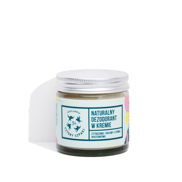 Naturalny dezodorant w kremie Cytrusowo-ziołowy (Cztery Szpaki)