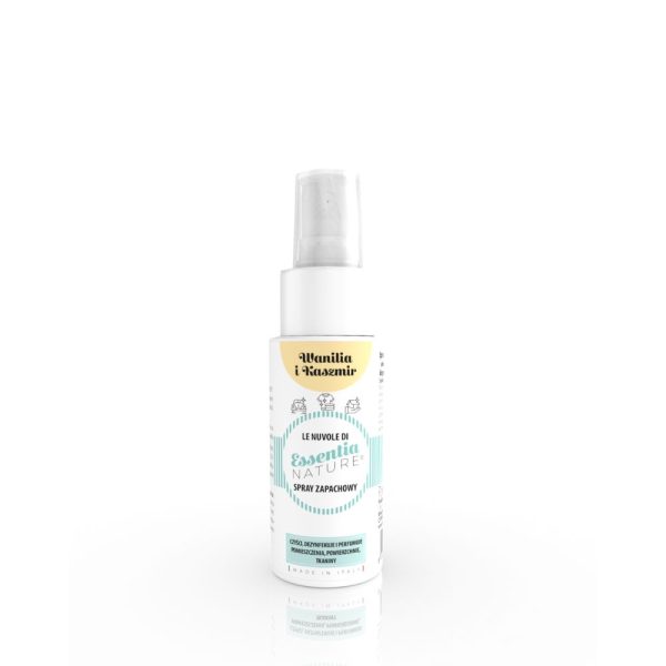 Odświeżacz w sprayu do tkanin i wnętrz Wanilia i Kaszmir 50 ml - Essentia Nature