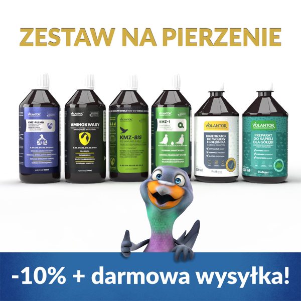 Zestaw VOLANTOR – na okres pierzenia gołębi