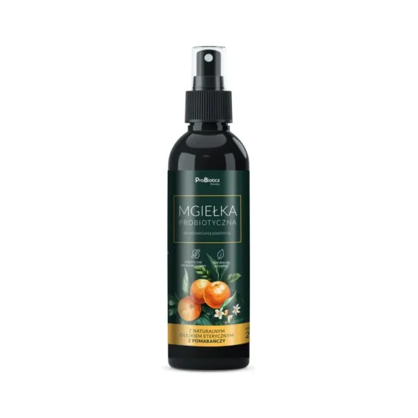 Mgiełka probiotyczna do odświeżania powietrza 250ml (pomarańczowa)