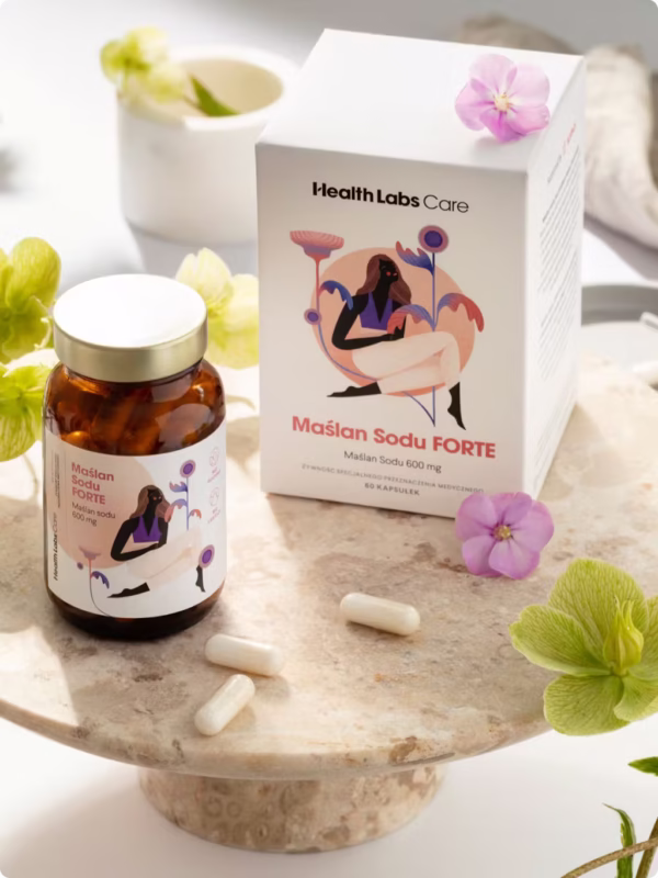 Maślan Sodu FORTE (60 kapsułek) Health Labs Care