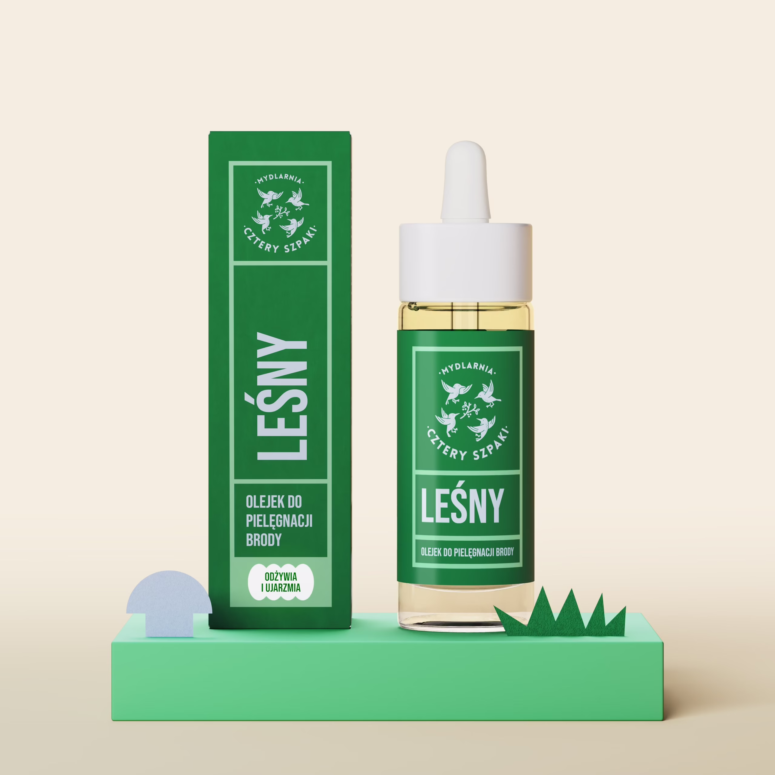 Olejek do brody Leśny (Cztery Szpaki) - obrazek 4