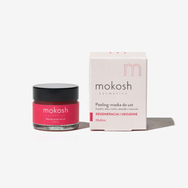 Peeling-maska do ust Malina 15ml (Mokosh)