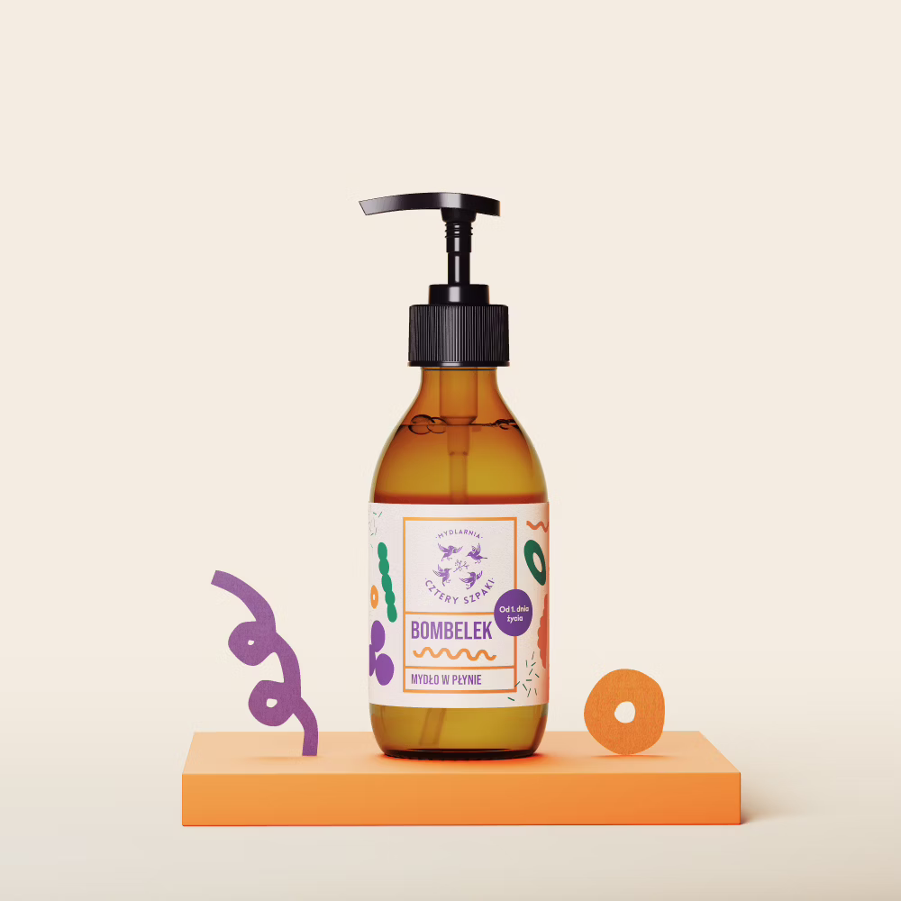 Bombelek - naturalne mydło w płynie od 1. dnia życia 300ml 4 Szpaki