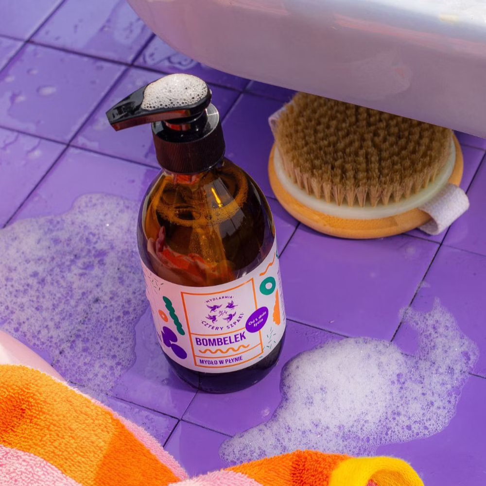 Bombelek - naturalne mydło w płynie od 1. dnia życia 300ml 4 Szpaki - obrazek 4