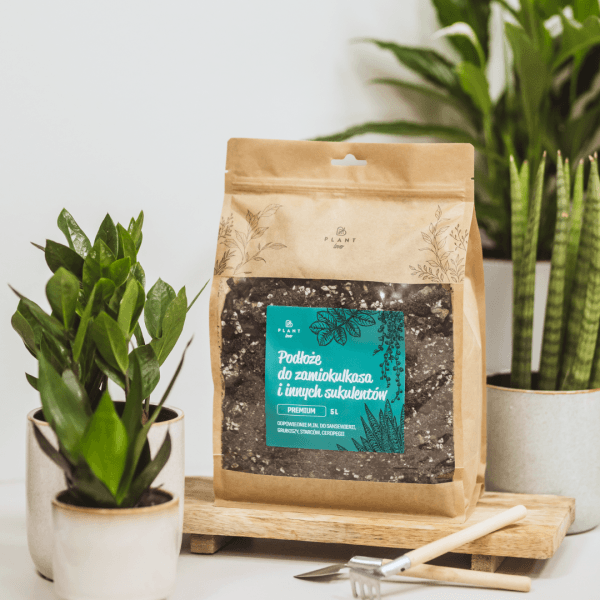 Ziemia do zamiokulkasa PREMIUM - podłoże do sukulentów Plantlover