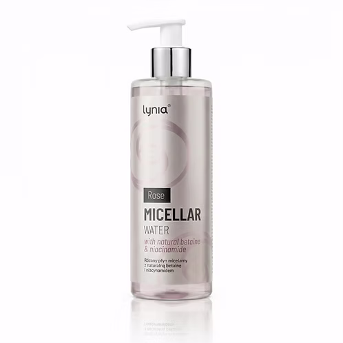 Różany płyn micelarny z naturalną betainą i niacynamidem 400ml Lynia
