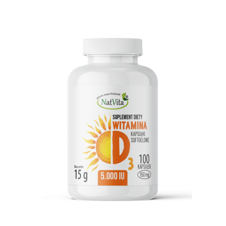 Witamina D3 Natvita 5.000 IU 100 tabletek